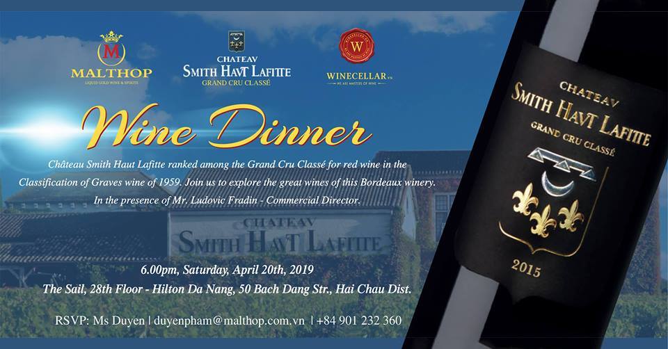 Chateau Smith Haut Lafitte Wine Dinner