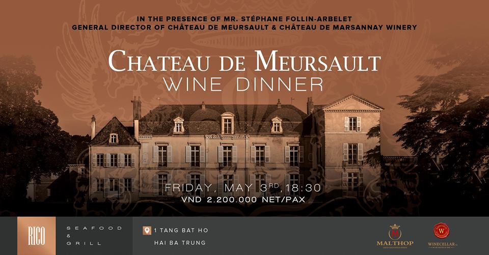 Chateau de Meursault Wine Dinner