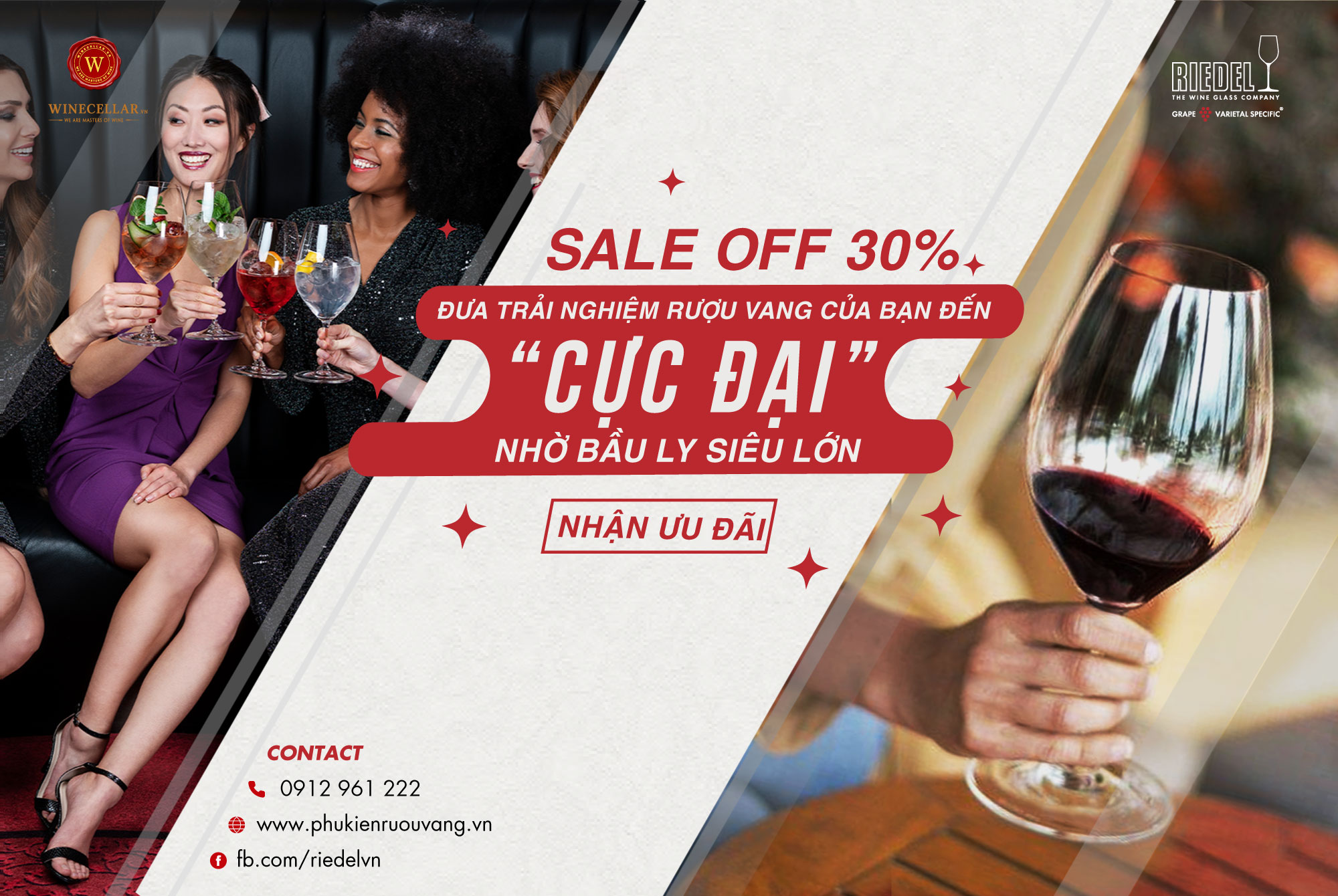 Cùng Riedel Trải Nghiệm Rượu Vang Đến “MAX – CỰC ĐẠI”